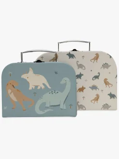 Opbevaring|Jollein Kufferter Roarsome 2-pak, Multi