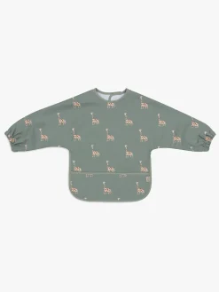 Spisetid|Jollein  Langærmet Hagesmæk, Jungle Jambo Grøn