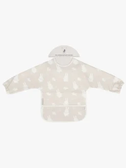 Spisetid|Jollein Miffy&Snuffy  Langærmet Hagesmæk, Nougat Beige