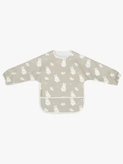 Jollein Spisetid-Miffy&Snuffy  Langærmet Hagesmæk, Olive Green