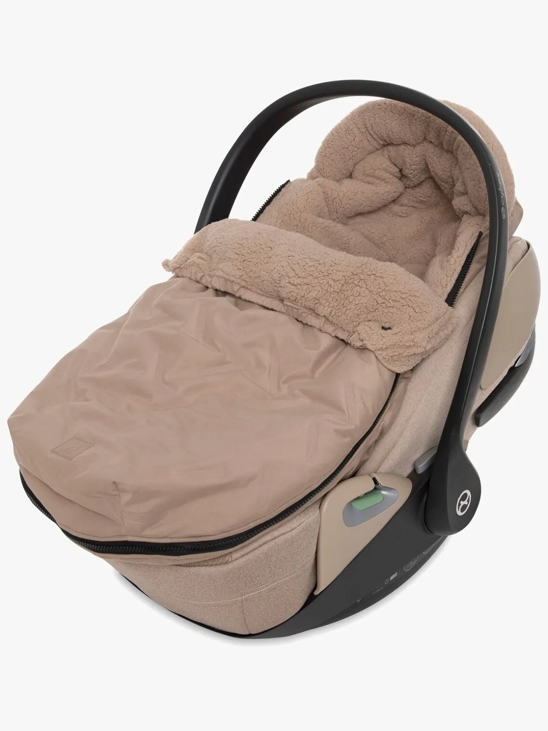 Køreposer|Jollein Minikørepose, Embossed Milky Coffee Beige