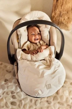 Køreposer|Jollein Minikørepose, Embossed Sand Beige