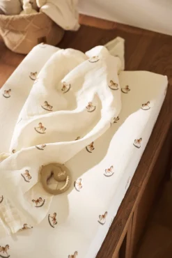 Pusleborde|Jollein Puslepudebetræk 50x70cm, Nostalgic Ride Beige