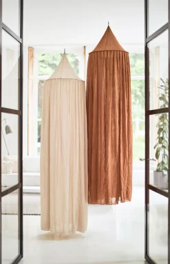 Børnesenge & Tilbehør|Jollein Sengehimmel Vintage 245 cm, Nougat Beige