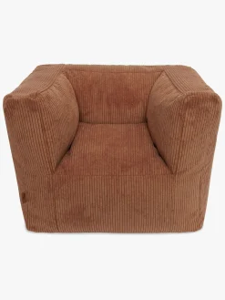 Børnemøbler|Jollein Sækkestol Kraftig Fløjl, Caramel Brun