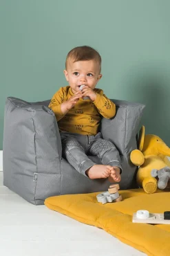 Børnemøbler|Jollein Sofa Beanbag, Storm Grey