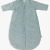 Børn Jollein Børnesenge & Tilbehør-Sovepose med Aftagelig Ærmer Rundt 90 cm, Rib Sea Green