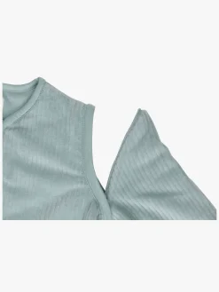 Børn Jollein Børnesenge & Tilbehør-Sovepose med Aftagelig Ærmer Rundt 90 cm, Rib Sea Green