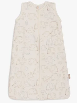 Børn Jollein Børnesenge & Tilbehør-Sovepose med Aftagelig Ærmer 70 cm, Elephant Tales