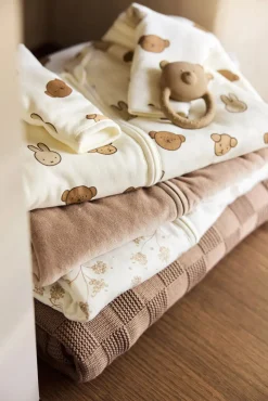 Børnesenge & Tilbehør|Jollein Sovepose med Aftagelig Ærmer Rundt 60 cm, Velvet Milk Coffee