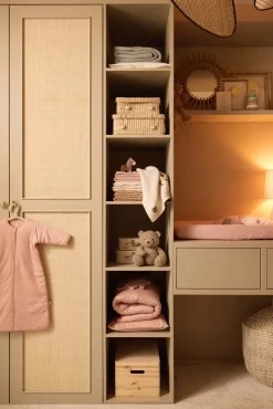 Børn Jollein Børnesenge & Tilbehør-Sovepose med Aftagelig Ærmer 70 cm, Twinkling Wild Rose