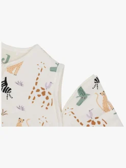 Børnesenge & Tilbehør|Jollein Sovepose med Aftagelig Ærmer 70 cm, Jungle Jambo