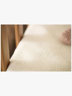 Interiør|Jollein Strikket Tæppe Cozy, Ivory