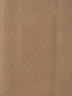 Jollein Stofbleer, Nusseklude & Babytæpper-Strikket Tæppe Ternet Mønster, Biscuit