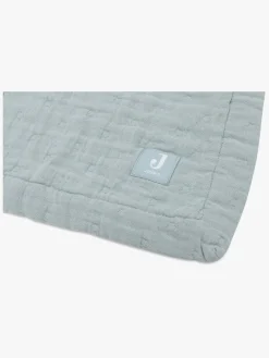 Børn Jollein Interiør-Tæppe Jaquar Muslin, Sea Green