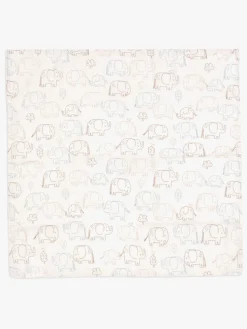 Stofbleer, Nusseklude & Babytæpper|Jollein Tæppe/ Stofble i Musselin 70x70 cm 3-pak, Elephant Tales