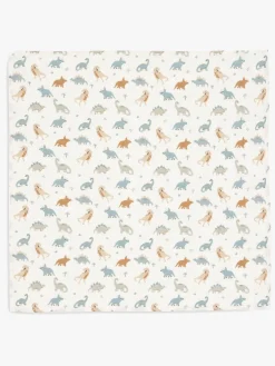 Jollein Stofbleer, Nusseklude & Babytæpper-Tæppe/ Stofble i Musselin 3-pak, Roarsome
