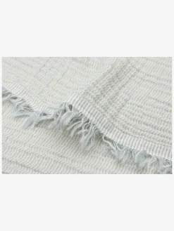 Interiør|Jollein Tæppe/ Stofble i Musselin Fringe, Sea Green