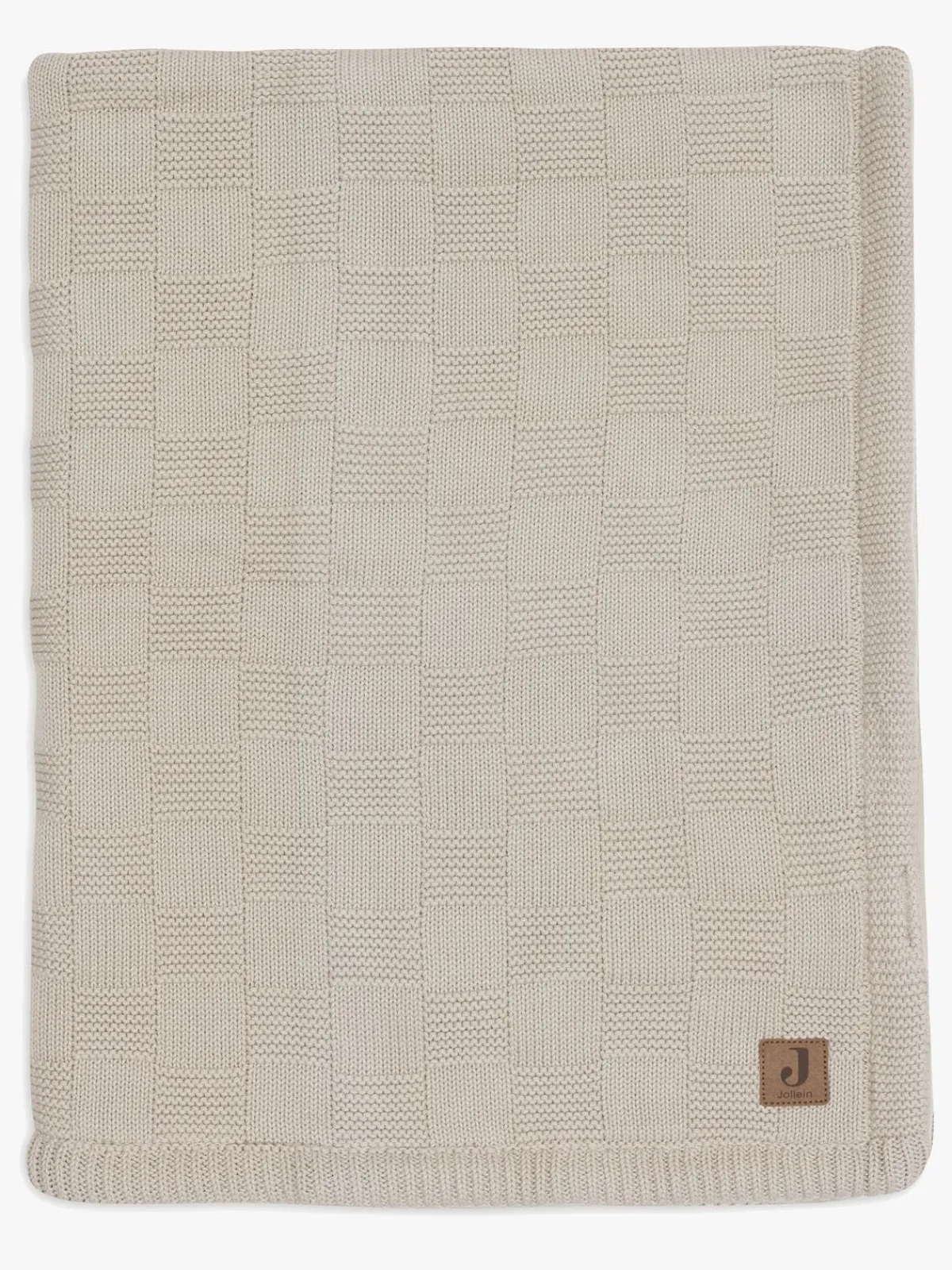 Børn Jollein Interiør-Tæppe 75x100 cm Box Knit/Velvet, Warm Sand