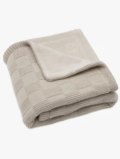 Børn Jollein Interiør-Tæppe 75x100 cm Box Knit/Velvet, Warm Sand