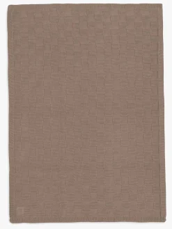 Interiør|Jollein Tæppe 75x100 cm Box Knit, Milky Coffee