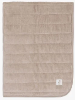 Interiør|Jollein Tæppe 75x100 cm Velvet Rib, Milky Coffee