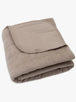 Interiør|Jollein Tæppe 75x100 cm Velvet Rib, Milky Coffee