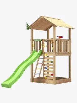 JungleGym Udeleg-Jungle Gym Sierra Legetårn med Grøn Rutsjebane