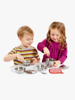 Rolleleg|JuniorHome Junior Home Legesæt Gryder & Pander 10 Dele