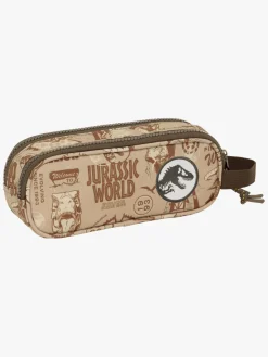 Kreativt Legetøj|JurassicWorld Jurassic World Dobbelt Penalhus, Sandfarvet