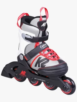 K2 Skating-Cadence G Ltd Inliners, Grå/Rød