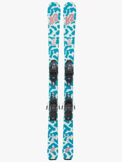 Vintersport|K2 Luv Bug Fdt 4.5 Ski inkl. Bindinger, 100 cm