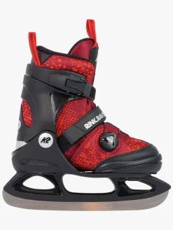 Vinterleg|K2 Rink Raven Ice Boa Skøjter, Black/Red