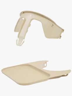 KAOS Højstole & Tilbehør-Klapp Højstol inkl. Beskyttelsesbøjle & Bakke, Beech Natural/Desert Sand