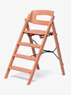 Højstole & Tilbehør|KAOS Klapp Højstol Recycled inkl. Beskyttelsesbøjle & Bakke, Terracotta Pink/Charcoal Black