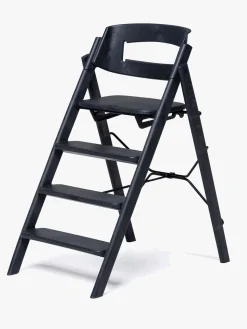 KAOS Højstole & Tilbehør-Klapp Højstol Recycled inkl. Beskyttelsesbøjle & Bakke, Charcoal Black/Swedish Blue