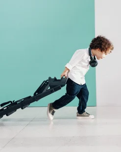 Højstole & Tilbehør|KAOS Klapp Højstol Recycled, Charcoal Black Sort