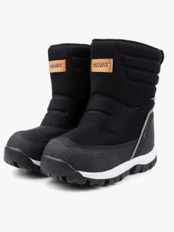 Støvler & Vinterstøvler|Kavat Voxna WP Vinterstøvler, Black Hvid/Sort