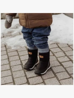 Støvler & Vinterstøvler|Kavat Voxna WP Vinterstøvler, Black Hvid/Sort