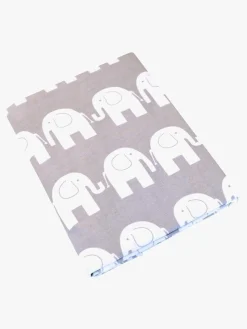 Sengetøj|Kaxholmen Sengesæt Tremmeseng Elefant 100x130, Grå