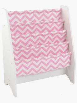 Børnemøbler|KidKraft Bogreol, Lyserød/Hvid