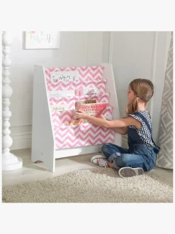 Børnemøbler|KidKraft Bogreol, Lyserød/Hvid