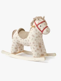 Gyngeheste & -Dyr|Legetøj Til Børn På 0-10 År|KidsConcept Kid's Concept Aiden Gyngehest Dotty Hvid