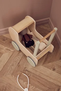 Dukker & Bamser|KidsConcept Kids Concept Dukkevogn Natur