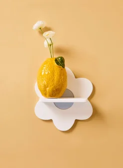 Børnemøbler|KidsConcept Kid's Concept Hylde Blomst, Hvid