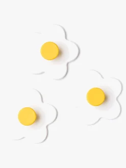 Interiør|KidsConcept Kid's Concept Krog Blomst 3-pak, Hvid