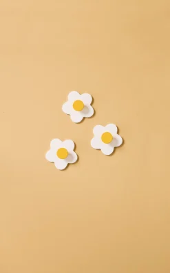 Interiør|KidsConcept Kid's Concept Krog Blomst 3-pak, Hvid