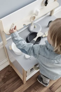 KidsConcept Rolleleg-Kid's Concept Legekøkken, Natur/Hvid