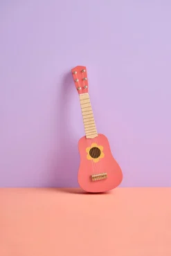 KidsConcept Musikinstrumenter-Kid's Concept Legetøjsguitar Blomst, Pink