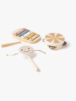 Musikinstrumenter|Legetøj Til Børn På 0-10 År|KidsConcept Kid's Concept Musiksæt, Brun